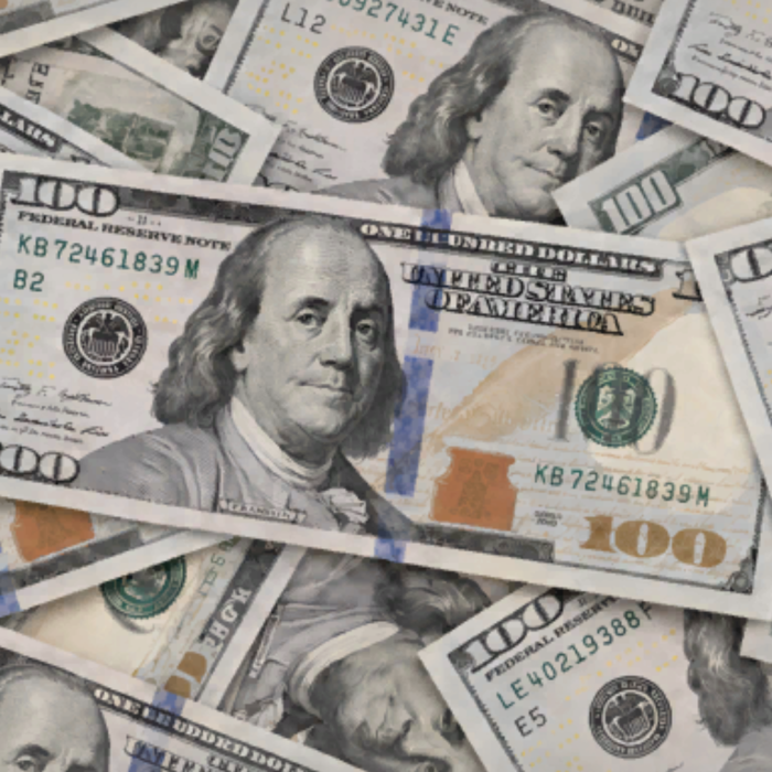 Money Background Cash Blue Dollar Bills