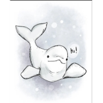 Little beluga whales