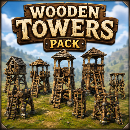 Wooden Towers Pack Made By Zelgraz preview 1