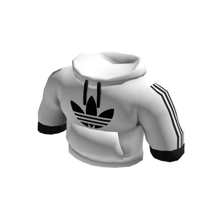 adidas 2.0 White and Black Hoodie Top Roblox Item Rolimon s