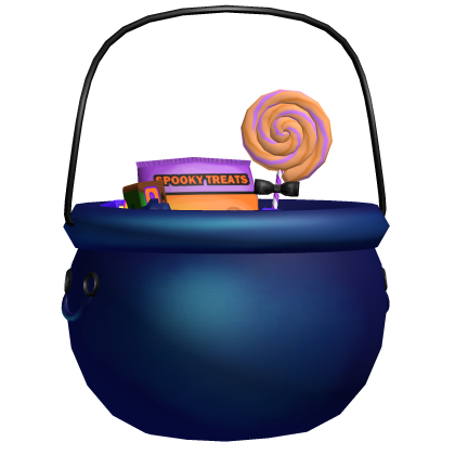 Blue Trick Or Treat Bucket
