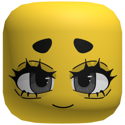 Cute Chill Sleepy Shy Preppy Yellow Face Roblox item