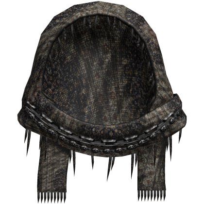 1.0 grunge punk vkei chained hood headscarf wrap Roblox item