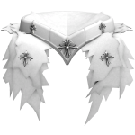 Grunge Neck Scarf Destroyed Emo White