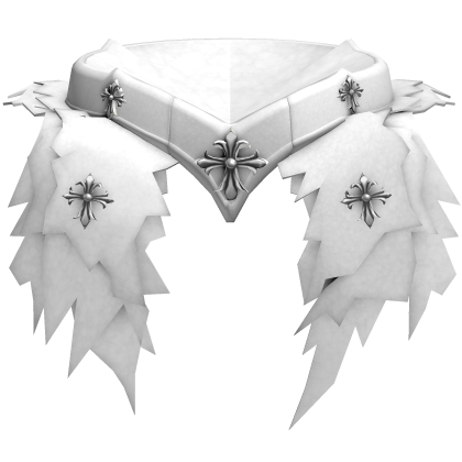 Grunge Neck Scarf Destroyed Emo White
