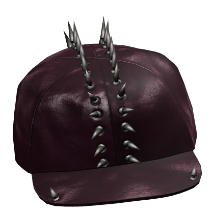 Spiked N Pierced Emo Vkei Hat Cap Purple