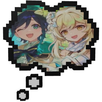Venti and Lumine Genshin Impact | Thinking Bubble 