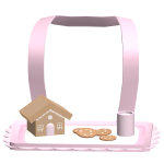 ♡ Pink Christmas Tray