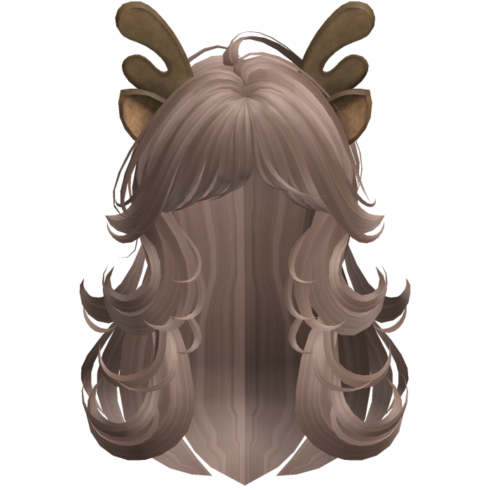 Fluffy Brown Swirly Christmas Hair