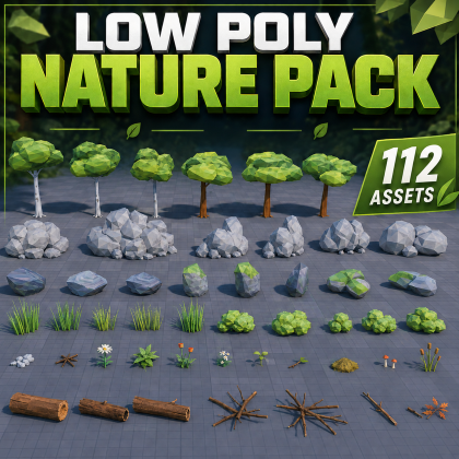 Low Poly Nature Pack | 112 Forest Assets