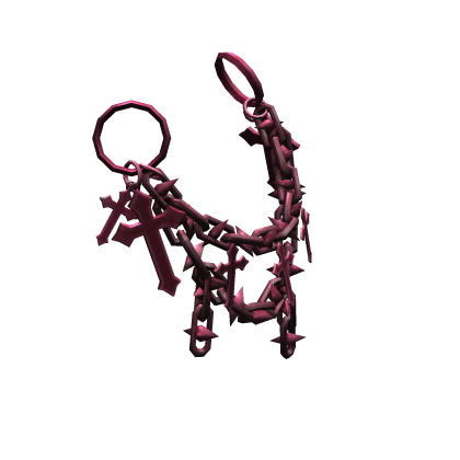 Left Waist Chains w/ Crosses › Blood Red thumbnail