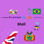 Lufthansa LATAM KLM Gol Air France Mall