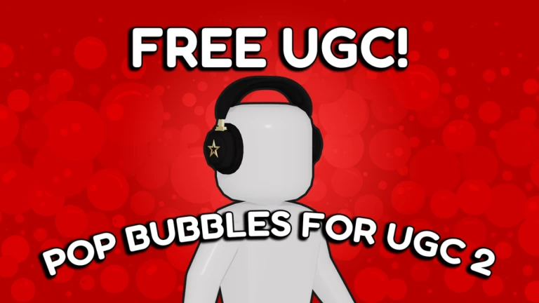 How Do I Redeem Pop Bubbles for UGC Codes?, Image source: Roblox.com