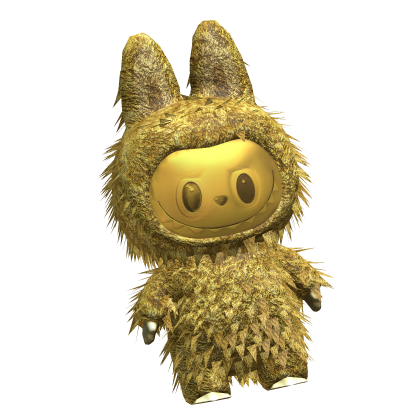 [WAIST] 24K Gold Labubu Keychain