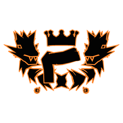Cartoony Orange Crown Scarf Dragon Katanas Combo Roblox item