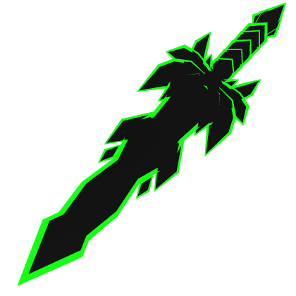 Green Cartoony Arcane Mage Sword