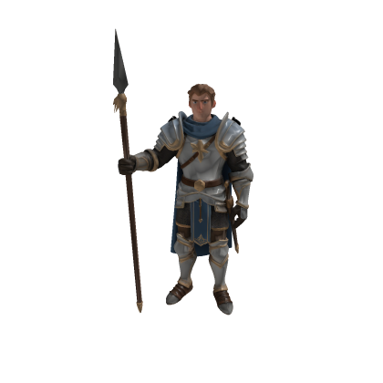 Young Spearman Guard