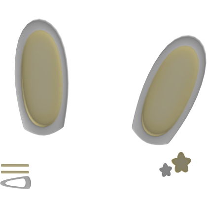 Pastel Yellow Kawaii Bunny Ears