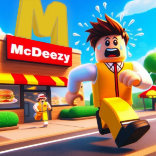 Escape McDeezy Obby! 🍔 official Roblox game thumbnail