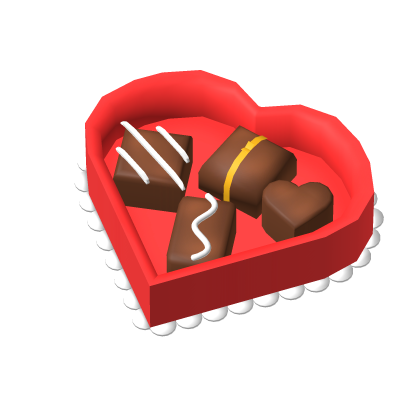 chocolate box valentines hair accessory Roblox item