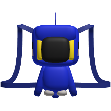 Blue Parrot Pixel Plushie Backpack [1.0]