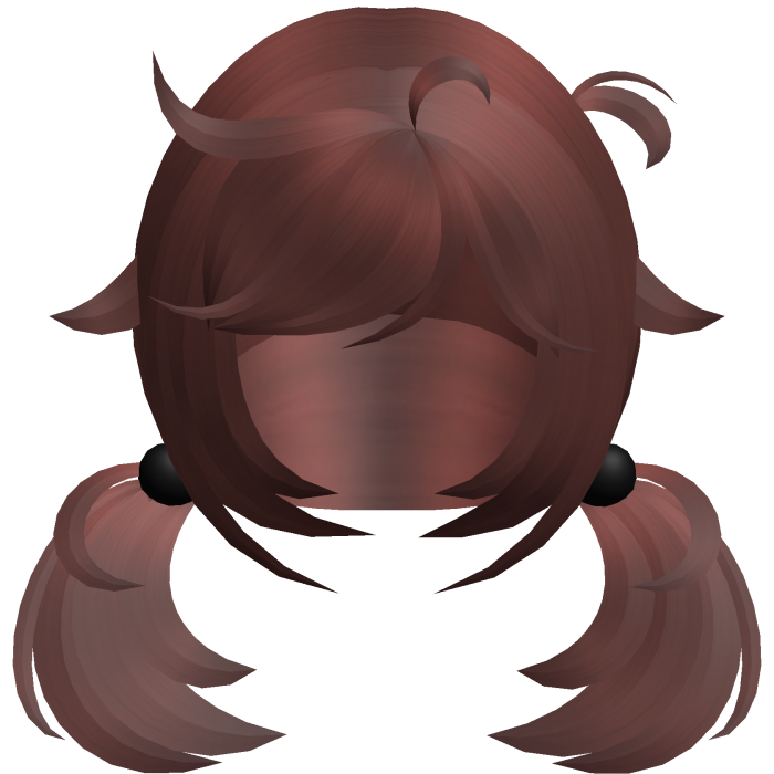 red wispy cute tweencore pigtails