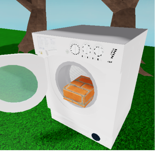 Washer Destruction X  official Roblox game thumbnail