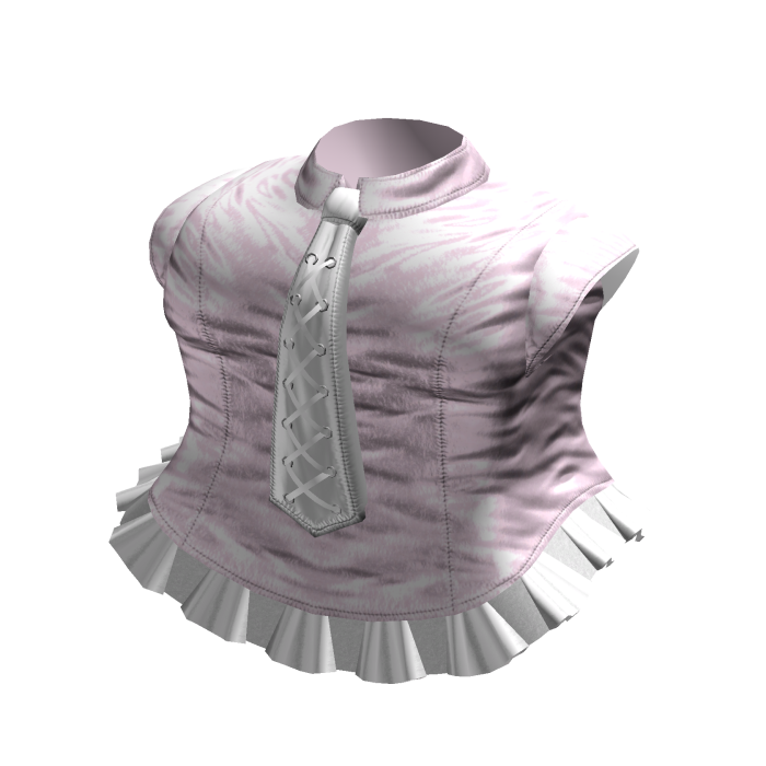 Gothic Wrinkled Tie Dress in Pink