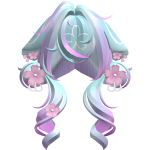 Pastel Goth Fox Pigtails