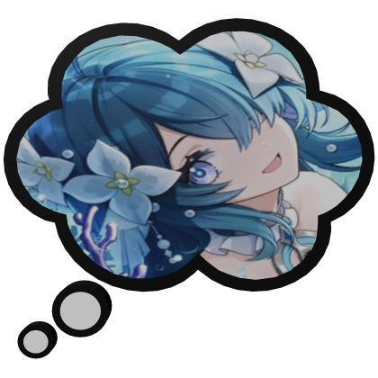 Vodyanitsa Genshin | Thinking Bubble 