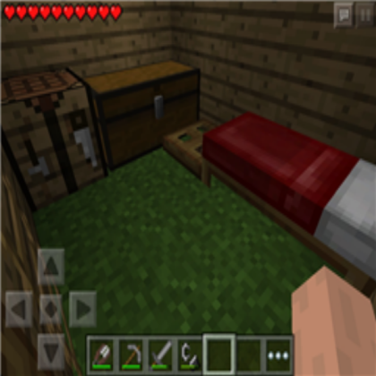 Minecraft house: living room #### room) Roblox decal