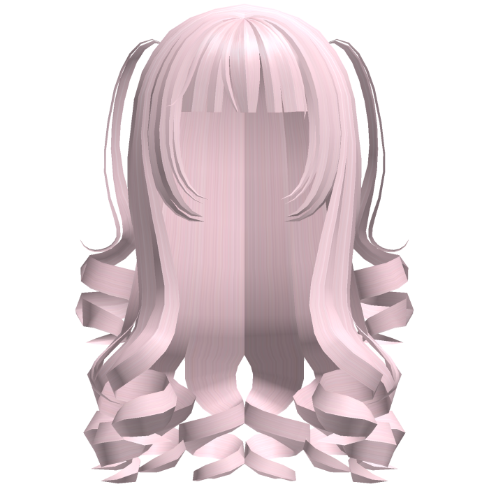 Dolly Coquette Curled Pigtails (Pink)