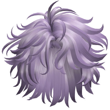 Messy Wavy Shag Hair - Lavender