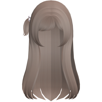  ♡ ⋮ long milk tea light brown hair w/ side pony ♡ Roblox item