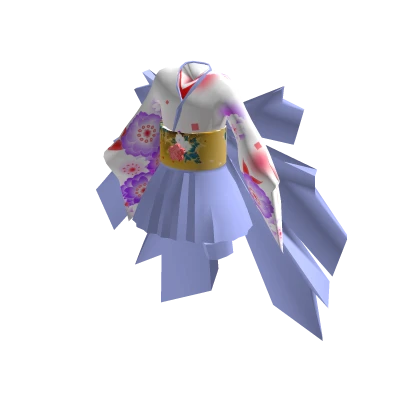 Purple kimono skirt clearance