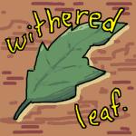 withered leaf