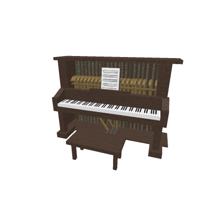 Open Upright PIano