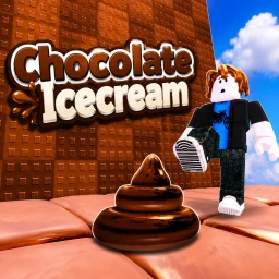 Chocolate icecram tower icon