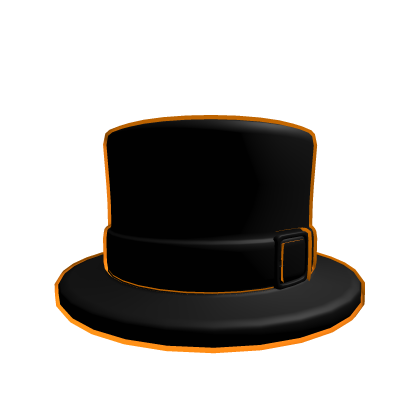 Orange Top Hat Roblox item