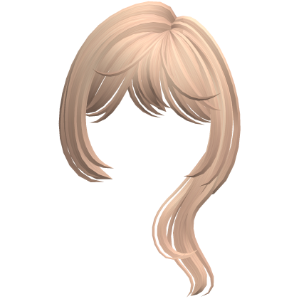 Cute Flowy Mythical Long Bangs (Blonde) Roblox item