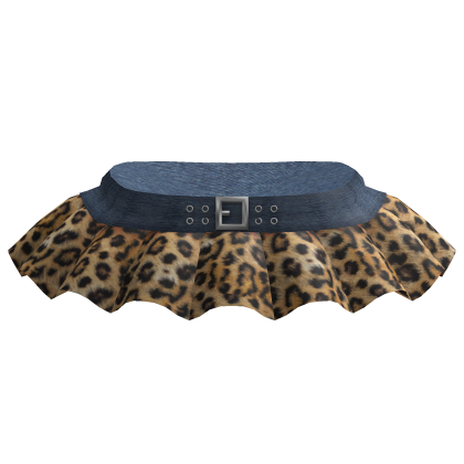 Cow print skirt roblox top