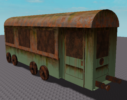 Abandoned Train Model preview 1