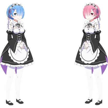 Re:Zero Anime Girls (Rem Ram)