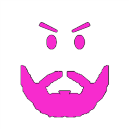 Pink Daring Beard! [Original] [FREE TO TAKE] Roblox decal