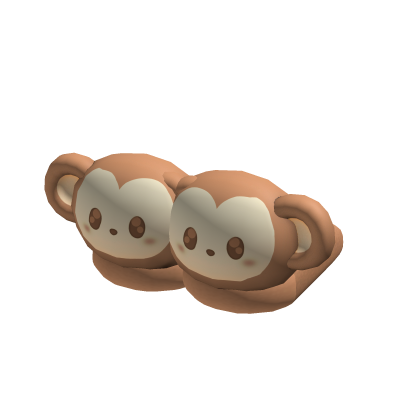 ♡ monkey slippers