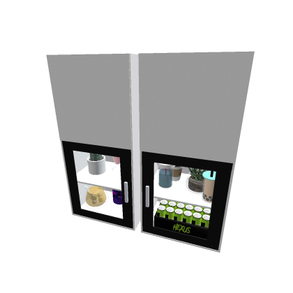 cupboards with drinks,wardrobe,refrigerator,box