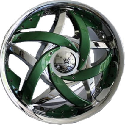 Hipnotic C-Note Rim (Green) Roblox decal