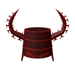 Horned Crimson Hat of the Netherworld