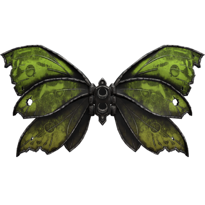 Moss Green Gothic Butterfly Wings