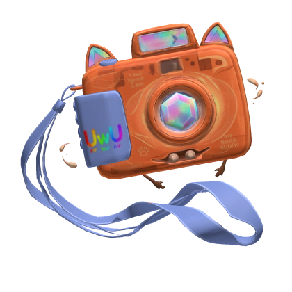 Orange Cute Kitty Camera